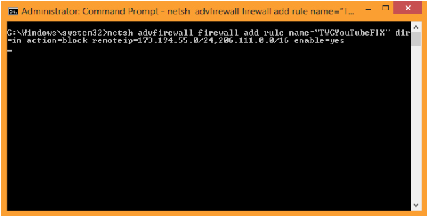 Netsh Admin Command