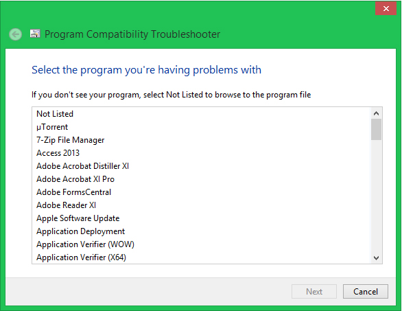 Program Compatibility