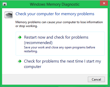 Windows Memory Diagnostic